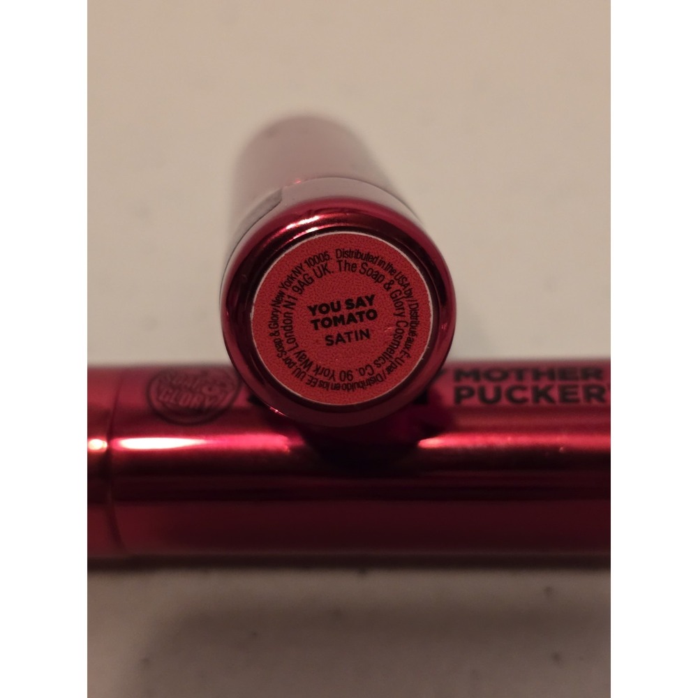 Soap & Glory Sexy Mother Pucker SATIN Lipstick in "YOU SAY TOMATO" Color NWOB - Picture 2 of 2